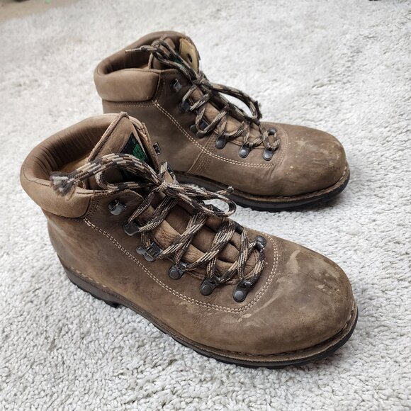 Limmer Germany The Standard Brown Leather Hiking Boots Size 9.5 US Light Stains main image 8